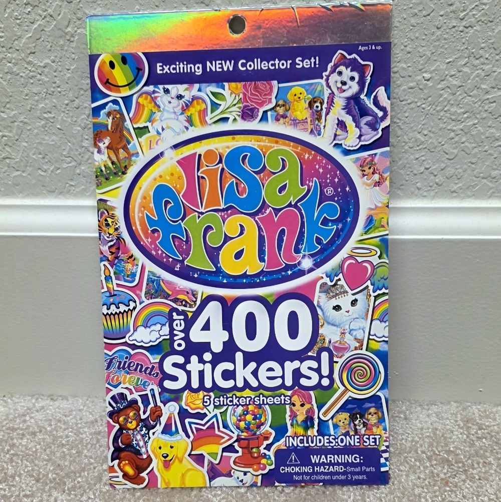 Lisa Frank Colorful Sticker Set